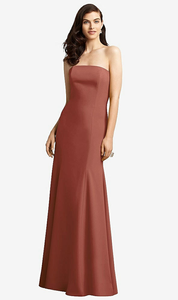 Front View - Auburn Moon Dessy Bridesmaid Dress 2935