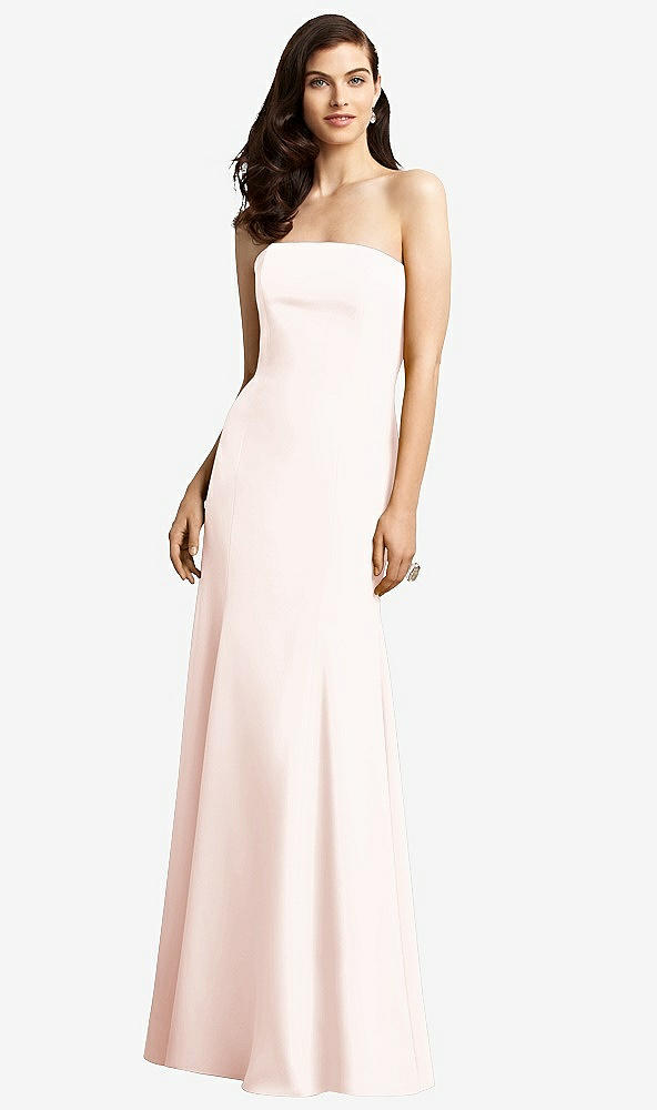 Front View - Blush Dessy Bridesmaid Dress 2935