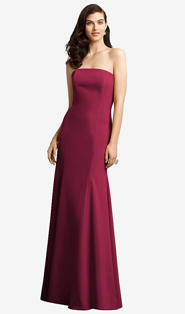 Front View - Cabernet Dessy Bridesmaid Dress 2935