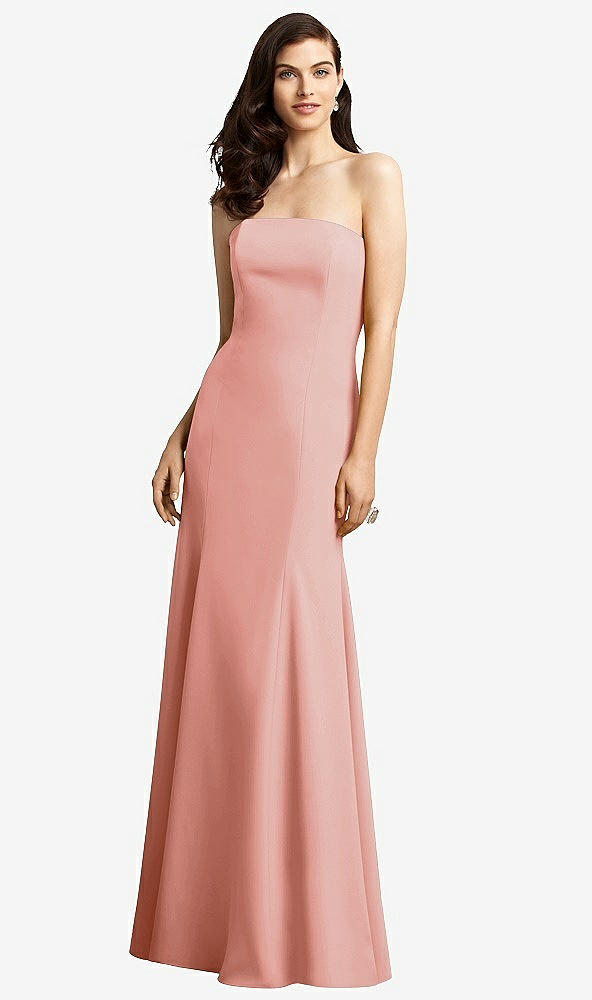 Front View - Desert Rose Dessy Bridesmaid Dress 2935