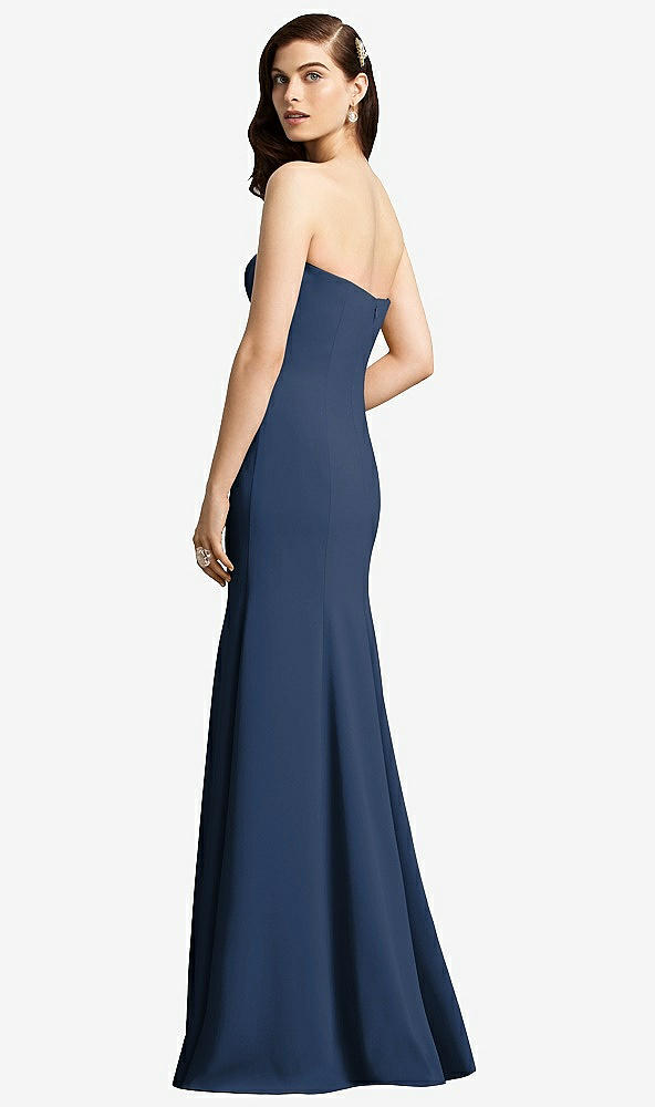 Back View - Midnight Navy Dessy Bridesmaid Dress 2935