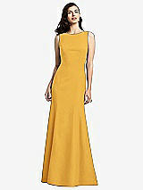 Rear View Thumbnail - NYC Yellow Dessy Bridesmaid Dress 2936