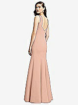 Front View Thumbnail - Pale Peach Dessy Bridesmaid Dress 2936