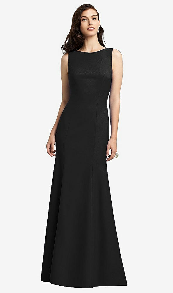 Back View - Black Dessy Bridesmaid Dress 2936