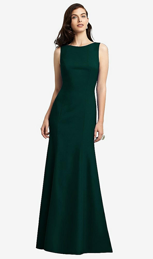 Back View - Evergreen Dessy Bridesmaid Dress 2936