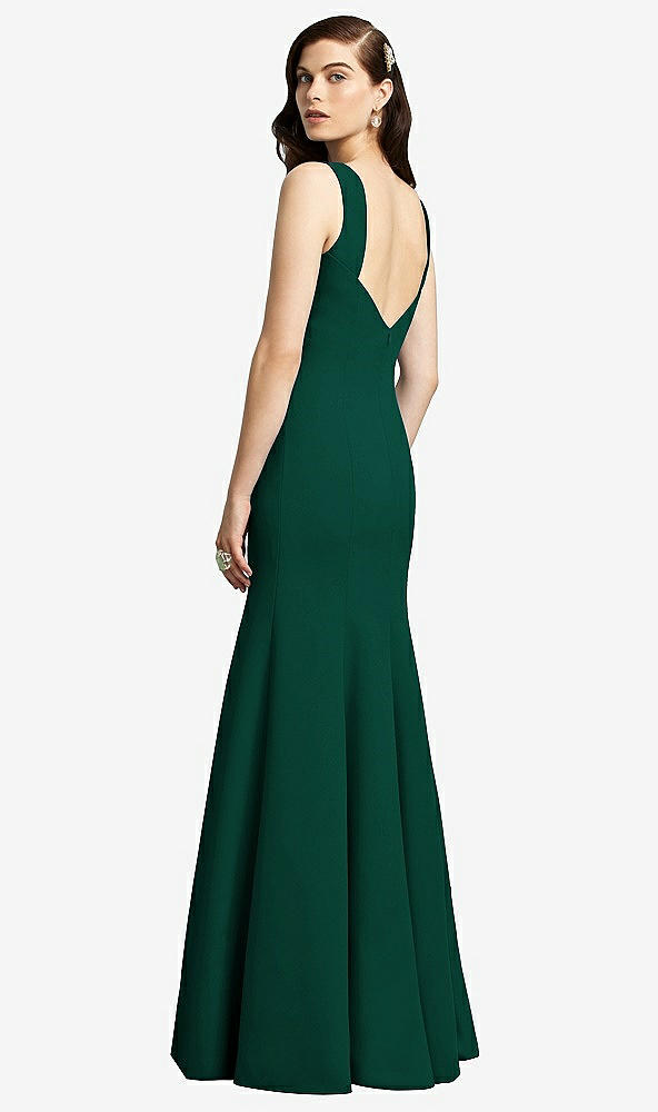 Front View - Hunter Green Dessy Bridesmaid Dress 2936