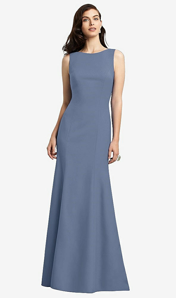 Back View - Larkspur Blue Dessy Bridesmaid Dress 2936