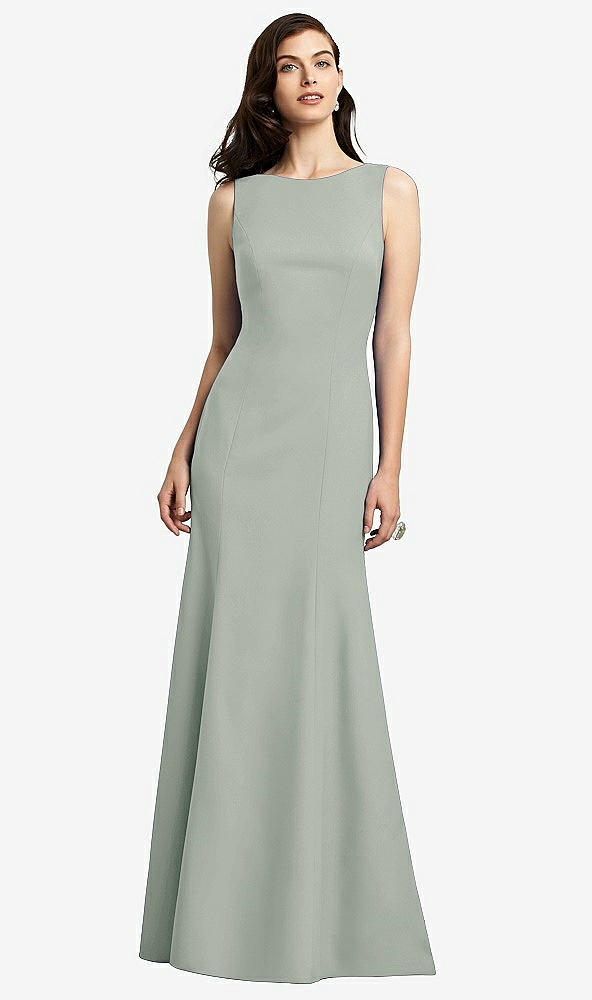 Back View - Willow Green Dessy Bridesmaid Dress 2936