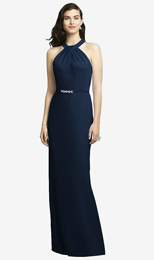 Front View - Midnight Navy Dessy Collection Style 2937