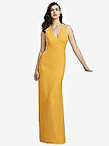 Front View Thumbnail - NYC Yellow Dessy Bridesmaid Dress 2938