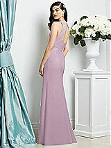 Rear View Thumbnail - Suede Rose Dessy Bridesmaid Dress 2938