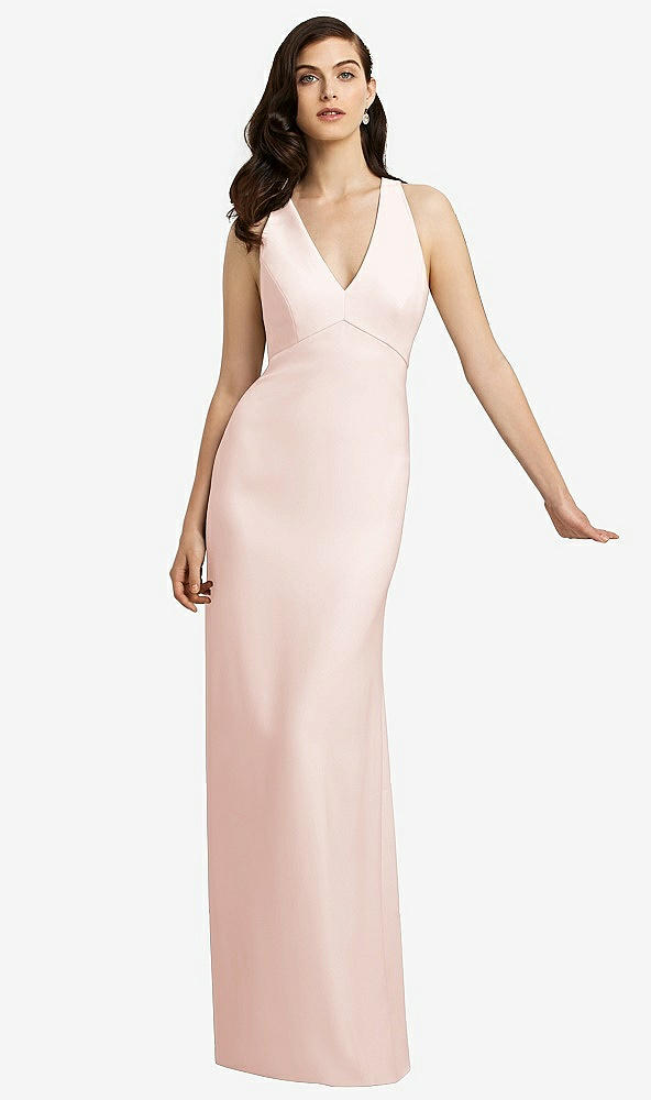 Front View - Blush Dessy Bridesmaid Dress 2938