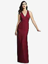 Front View Thumbnail - Burgundy Dessy Bridesmaid Dress 2938