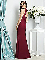 Rear View Thumbnail - Burgundy Dessy Bridesmaid Dress 2938