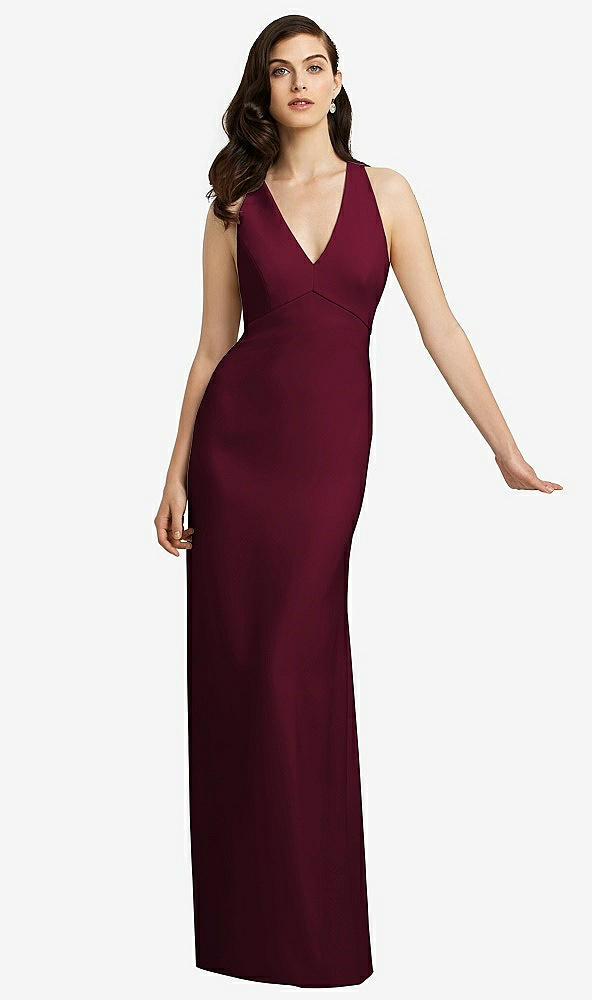 Front View - Cabernet Dessy Bridesmaid Dress 2938