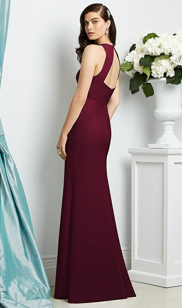 Back View - Cabernet Dessy Bridesmaid Dress 2938