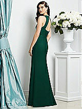 Rear View Thumbnail - Hunter Green Dessy Bridesmaid Dress 2938