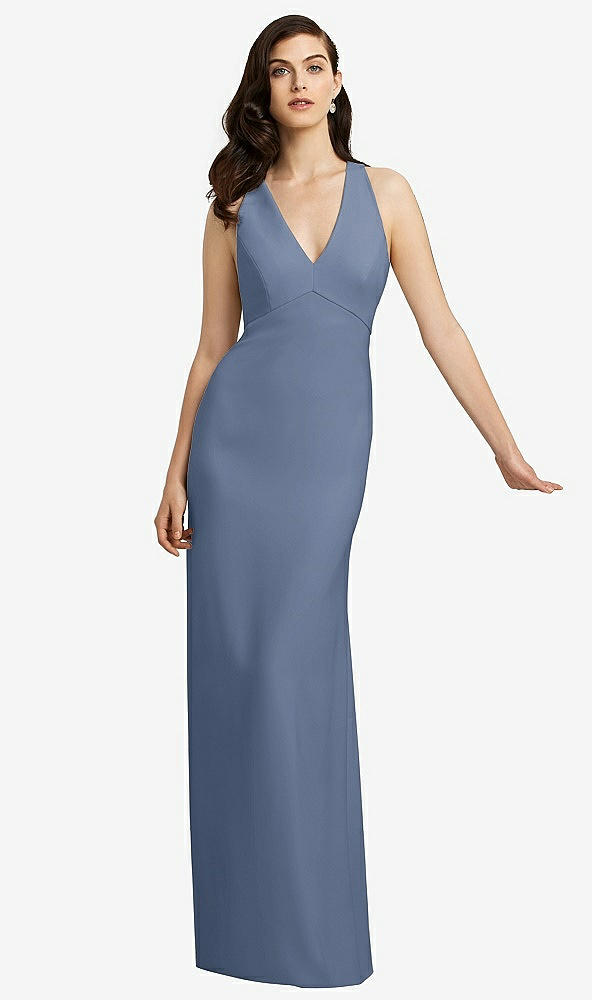 Front View - Larkspur Blue Dessy Bridesmaid Dress 2938