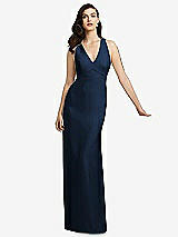 Front View Thumbnail - Midnight Navy Dessy Bridesmaid Dress 2938