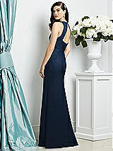 Rear View Thumbnail - Midnight Navy Dessy Bridesmaid Dress 2938