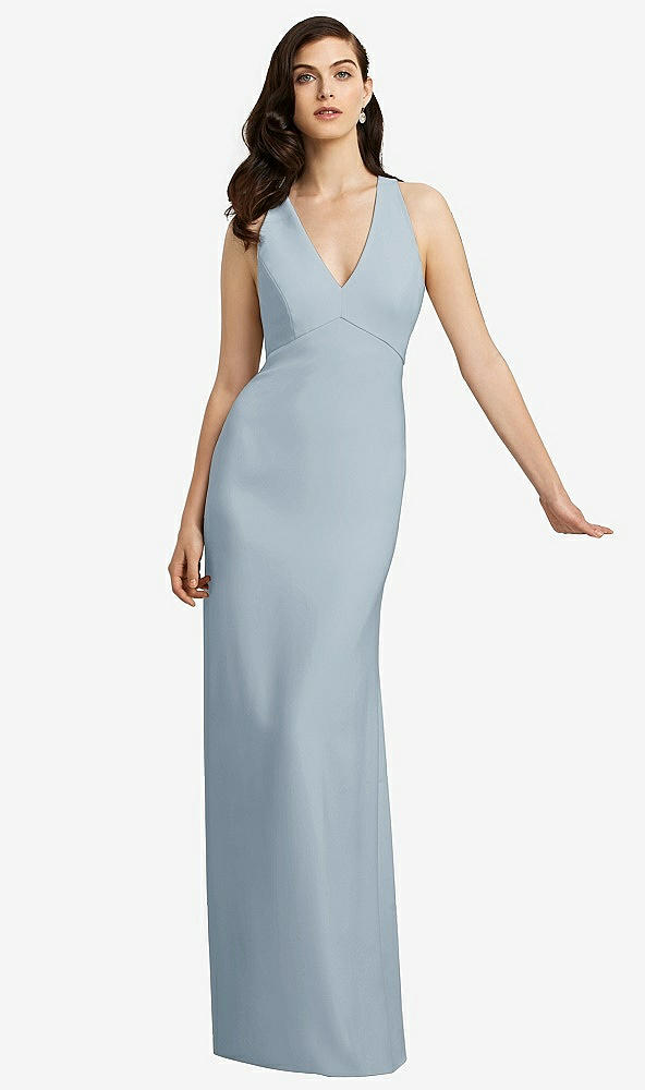 Front View - Mist Dessy Bridesmaid Dress 2938