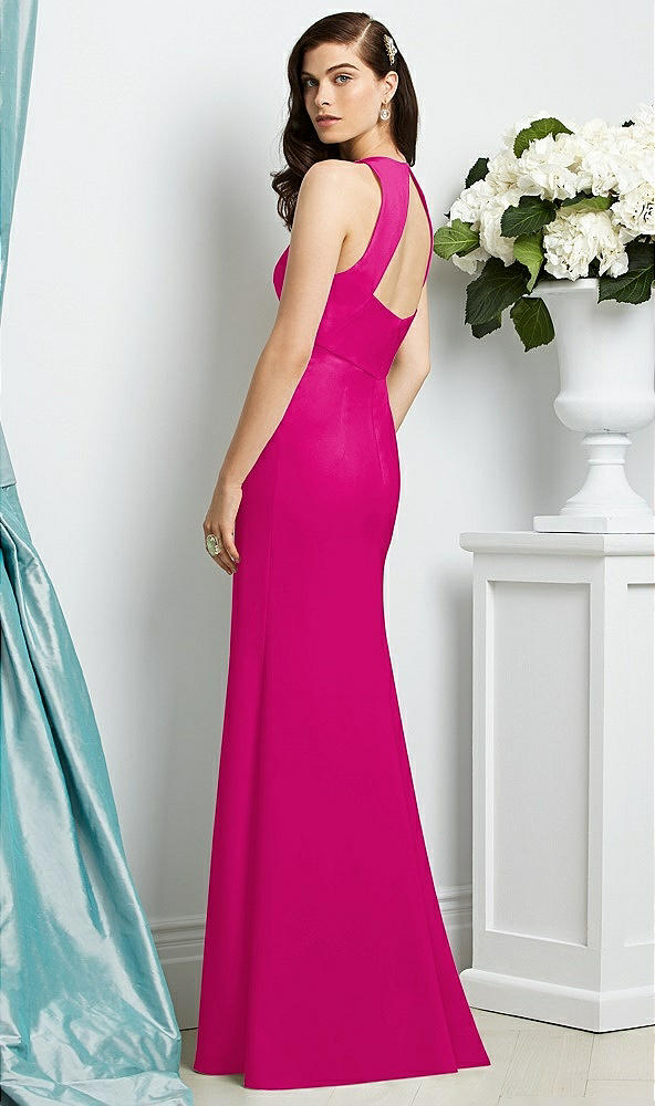 Back View - Think Pink Dessy Bridesmaid Dress 2938