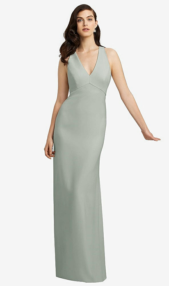 Front View - Willow Green Dessy Bridesmaid Dress 2938