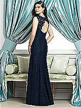 Rear View Thumbnail - Midnight Navy Dessy Bridesmaid Dress 2940