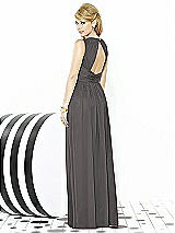 Rear View Thumbnail - Caviar Gray After Six Bridesmaid Dress 6709