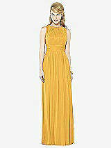 Front View Thumbnail - NYC Yellow After Six Bridesmaid Dress 6709