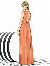 Rear View Thumbnail - Sweet Melon After Six Bridesmaid Dress 6709