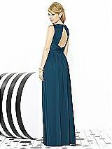 Rear View Thumbnail - Atlantic Blue After Six Bridesmaid Dress 6709