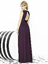 Rear View Thumbnail - Aubergine After Six Bridesmaid Dress 6709