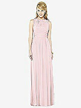 Front View Thumbnail - Ballet Pink After Six Bridesmaid Dress 6709