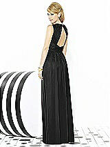 Rear View Thumbnail - Black After Six Bridesmaid Dress 6709