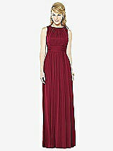 Front View Thumbnail - Burgundy After Six Bridesmaid Dress 6709