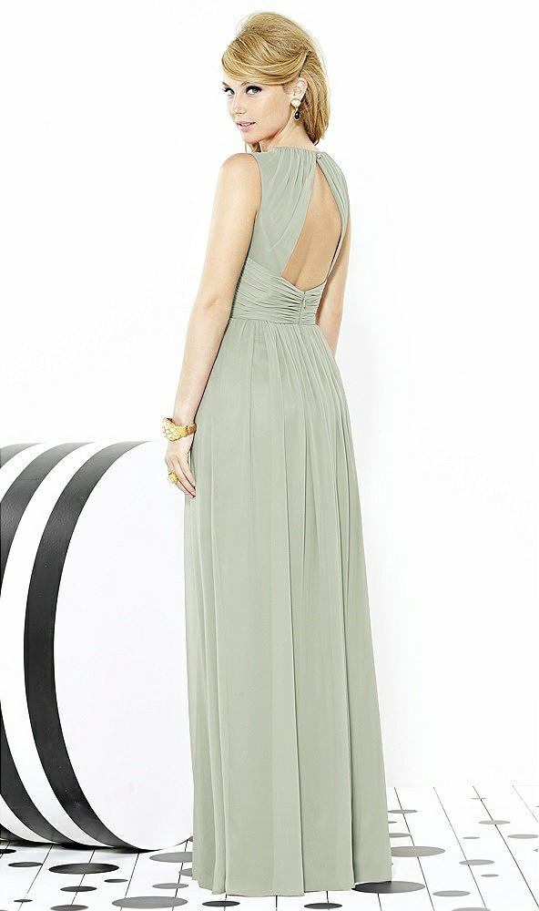 Back View - Celadon After Six Bridesmaid Dress 6709