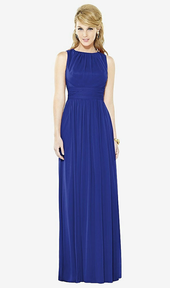 Front View - Cobalt Blue After Six Bridesmaid Dress 6709