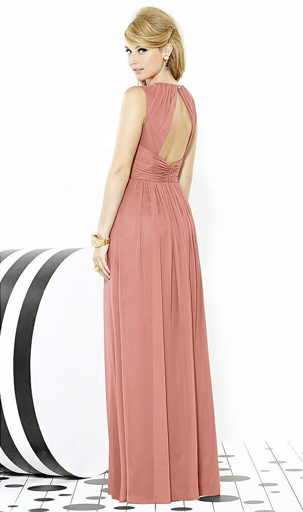 Back View - Desert Rose After Six Bridesmaid Dress 6709