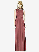 Front View Thumbnail - English Rose After Six Bridesmaid Dress 6709