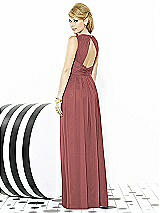 Rear View Thumbnail - English Rose After Six Bridesmaid Dress 6709