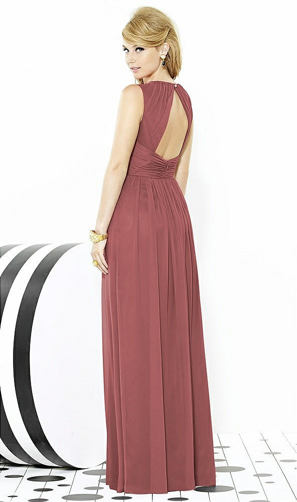 Back View - English Rose After Six Bridesmaid Dress 6709