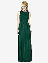 Front View Thumbnail - Hunter Green After Six Bridesmaid Dress 6709