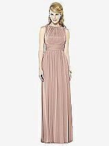 Front View Thumbnail - Neu Nude After Six Bridesmaid Dress 6709