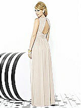 Rear View Thumbnail - Oat After Six Bridesmaid Dress 6709