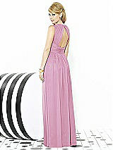 Rear View Thumbnail - Powder Pink After Six Bridesmaid Dress 6709