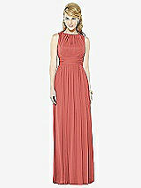 Front View Thumbnail - Coral Pink After Six Bridesmaid Dress 6709