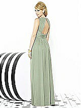 Rear View Thumbnail - Sage After Six Bridesmaid Dress 6709