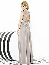 Rear View Thumbnail - Taupe After Six Bridesmaid Dress 6709