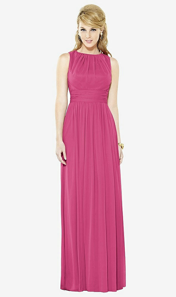 Front View - Tea Rose After Six Bridesmaid Dress 6709